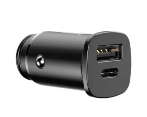 Автомобильное зарядное устройство Baseus Square Metal PPS 30W USB+Type-C