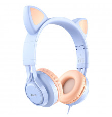 Наушники накладные Hoco W36 Cat Ear Headphones With Mic Dream Blue