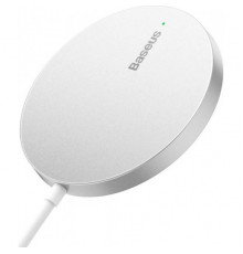 Беспроводное зарядное устройство Baseus Simple Mini 3 Magnetic Wireless Charger 15W Silver