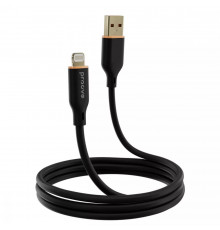Кабель Proove Jelly Silicone Lightning 2.4A 1m Black