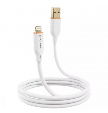Кабель Proove Jelly Silicone Lightning 2.4A 1m White