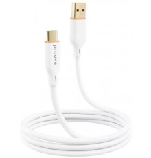 Кабель Proove Jelly Silicone Type-C 2.4A 1m White