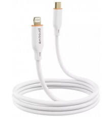 Кабель Proove Jelly Silicone Type-C to Lightning 27W 1m White