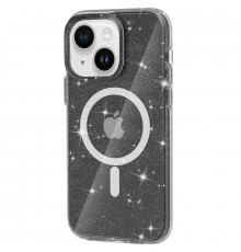 Чехол Galaxy Sparkle MagFit для iPhone 13/14 Black+Glitter
