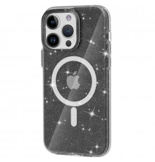 Чехол Galaxy Sparkle MagFit для iPhone 13 Pro Max Black+Glitter