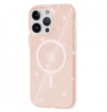 Чехол Galaxy Sparkle MagFit для iPhone 15 Pro Max Gold+Glitter