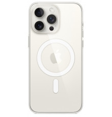 Чехол Silicone Clear Case With MagSafe iPhone 15 Pro Max Transparent
