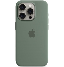 Чехол Silicone Case MagSafe & SplashScreen iPhone 15 Pro Cypress
