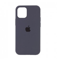 Силиконовая накладка Silicone Case Full для iPhone 13 Mini Dark Grey