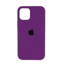 Силиконовая накладка Silicone Case Full для iPhone 13 Mini Grape