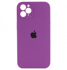 Силиконовая накладка Silicone Case Square iPhone 12 Pro Max Grape