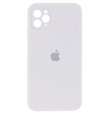 Силиконовая накладка Silicone Case Square iPhone 11 Pro Max White