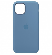 Силиконовая накладка Silicone Case для iPhone 12 Mini Azure