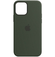 Силиконовая накладка Silicone Case 1:1 для iPhone 12 Mini Cyprus Green