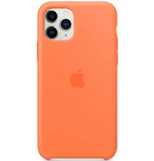 Силиконовая накладка Silicone Case 1:1 для iPhone 11 Pro Max Vitamin C
