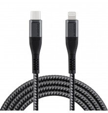 Кабель Glasscove SOLID Type-C - Lightning MFi 27w 1m GS-02CL