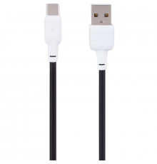 Кабель USB Gelius Full Silicon GP-UCN001C Type-C 1.2m (18W) Black/White