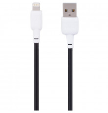 Кабель USB Gelius Full Silicon GP-UCN001L Lightning 1.2m (18W) Black/White