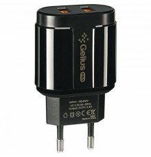 Сетевое зарядное устройство Gelius X-Duo GP-HC014 USB+Type-C QC3.0/PD20W Black