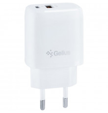 Сетевое зарядное устройство Gelius X-Duo GP-HC014 USB+Type-C QC3.0/PD20W White