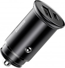 Автомобильное зарядное устройство Baseus Circular Metal PPS 30W USB