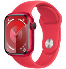 Apple Watch Series 9 GPS 45mm Red Aluminium with Red Sport Band M/L (MRXK3)