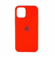 Силиконовая накладка Silicone Case Full для iPhone 13 Mini Red